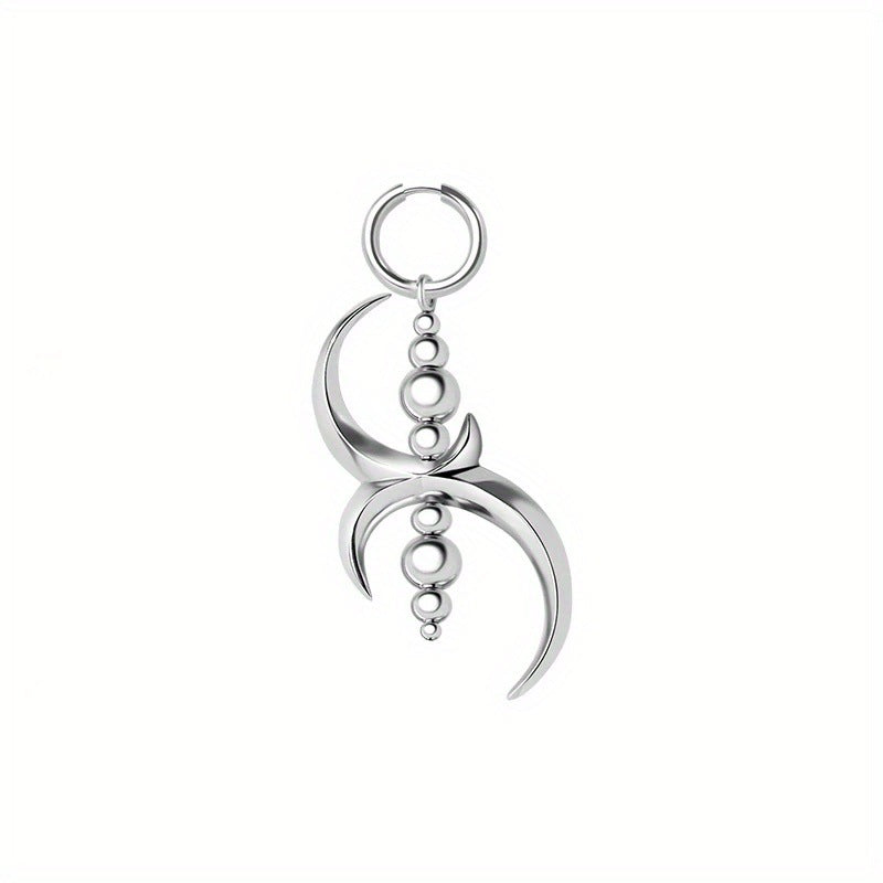Exaggerated Trendy Hip-hop Dark Punk-style Geometric Irregular Earrings