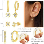 Fashionable And Minimalist Temperament Paired With Earring Set