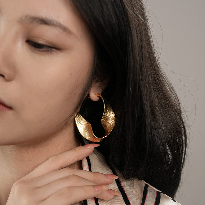 European And American Geometric Irregular Exaggerated Earrings