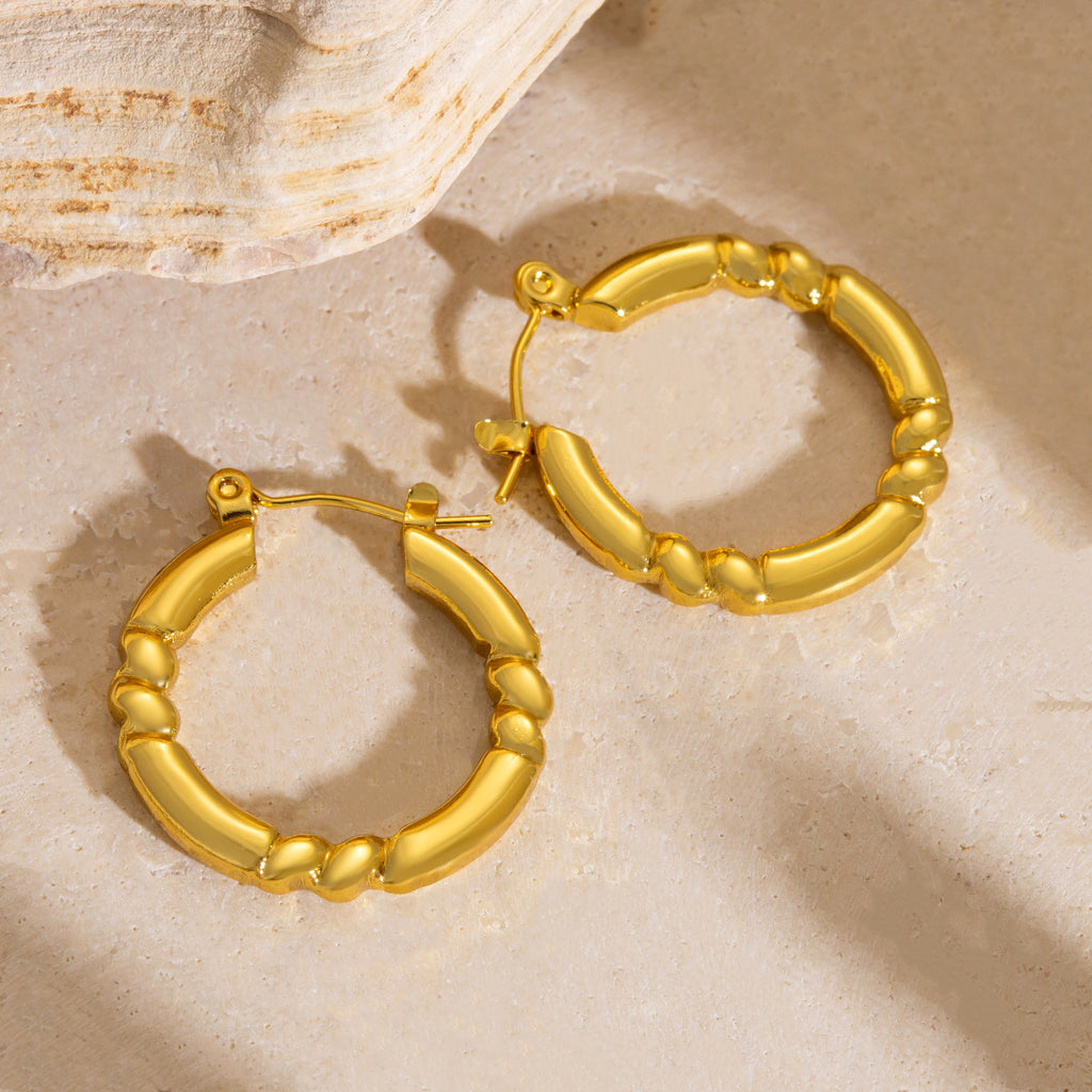 Titanium Steel Hydraulic Earrings That Wont Fade