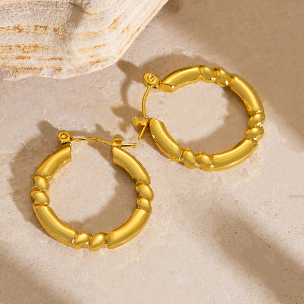 Titanium Steel Hydraulic Earrings That Wont Fade
