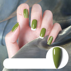 Removable Dark Green Barbie Nail Polish Glue