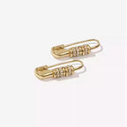 Fashion Unique Punk Personality Safety Pin Stud E