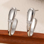Simple And Versatile Square Earrings