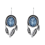 Women's Fashion Retro Minimalist Oval Leaf Earrings