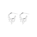 European And American-style Minimalist Plain Earrings