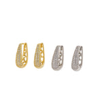 Micro Inlaid Zircon Ear Buckle U-shaped Ear Clip