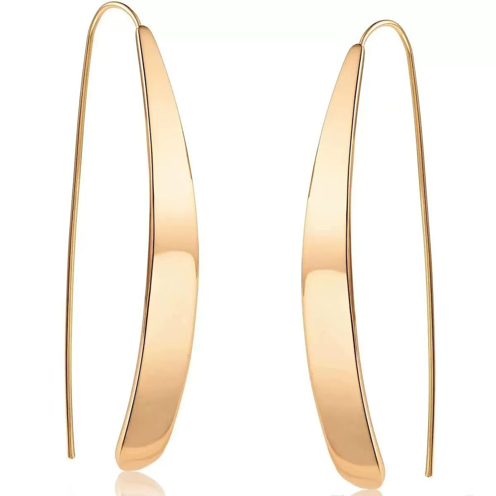Minimalist Geometric Stainless Steel Ear Hooks