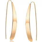 Minimalist Geometric Stainless Steel Ear Hooks