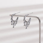 European And American-style Minimalist Plain Earrings