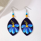 Stylish Ethnic-style Acrylic Teardrop Earrings For Women