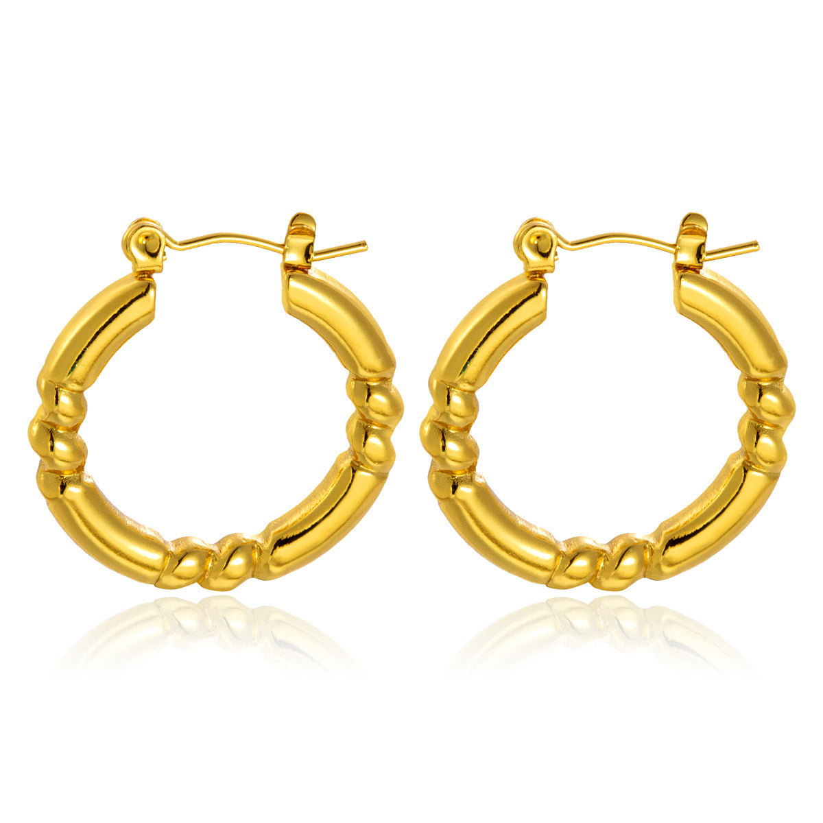 Titanium Steel Hydraulic Earrings That Wont Fade