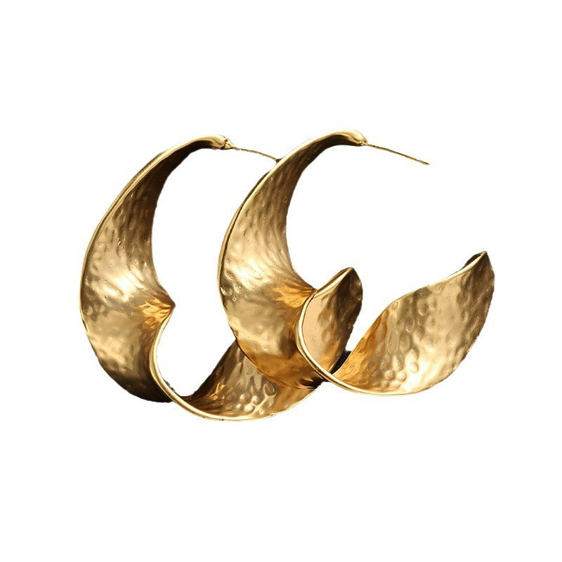 European And American Geometric Irregular Exaggerated Earrings