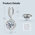 Mosangshi Luxury Light Luxury Full Diamond Earrings