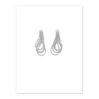 Fashionable Temperament Ins Personalized New Tassel Earrings