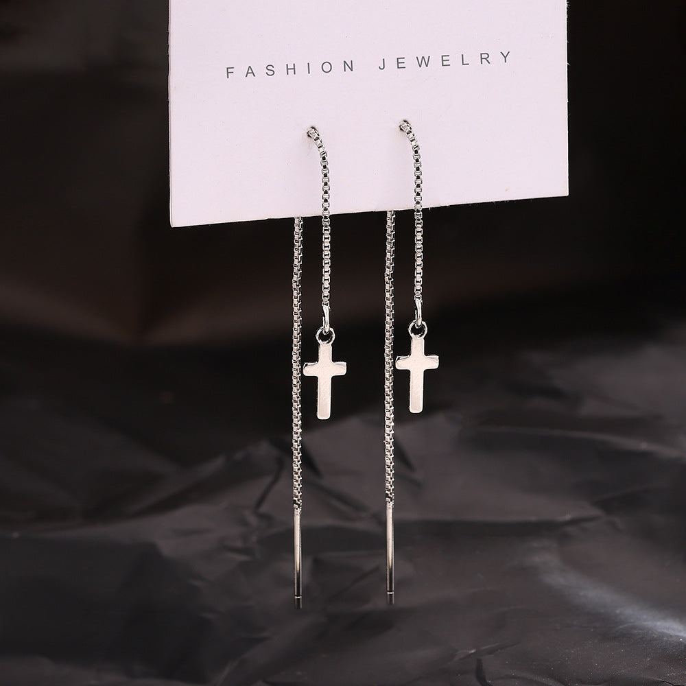 Fashionable Long Tassel Ear Threads That Slim And Elongate The Face