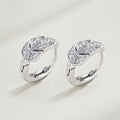 Mozanite Leaf Women's Earrings