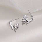 European And American-style Minimalist Plain Earrings