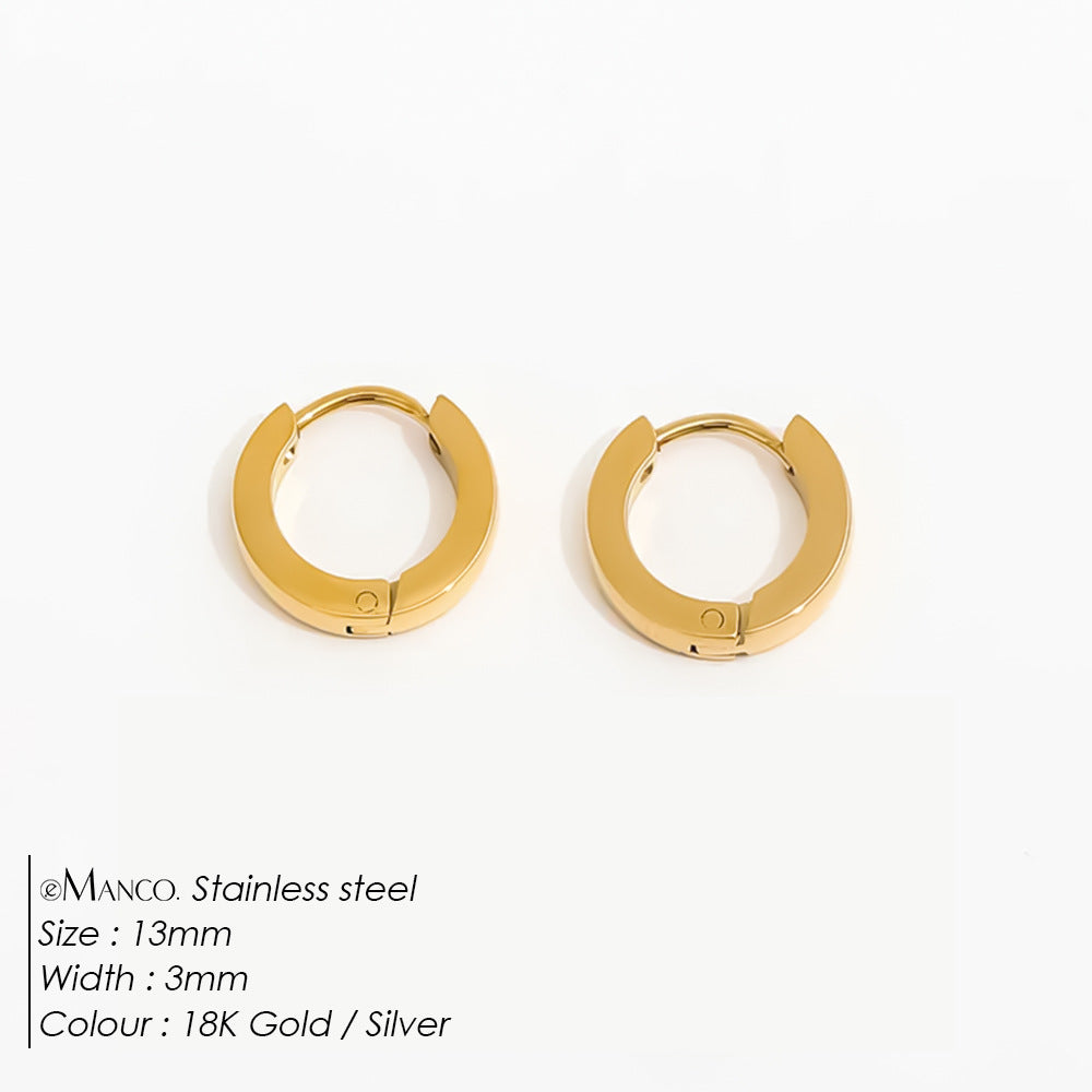European And American Instagram-style Minimalist Delicate And Chic Earrings
