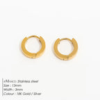 European And American Instagram-style Minimalist Delicate And Chic Earrings