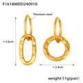 Retro Asymmetrical Geometric-Style Earrings For Women