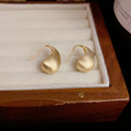 Fashionable And Minimalist Metal Droplet Earrings