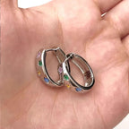 Light-luxury, Niche-designed Colorful Zircon Star Earrings