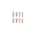 Christmas Simple Pure Desire Mid-length Ballet Fake Nails