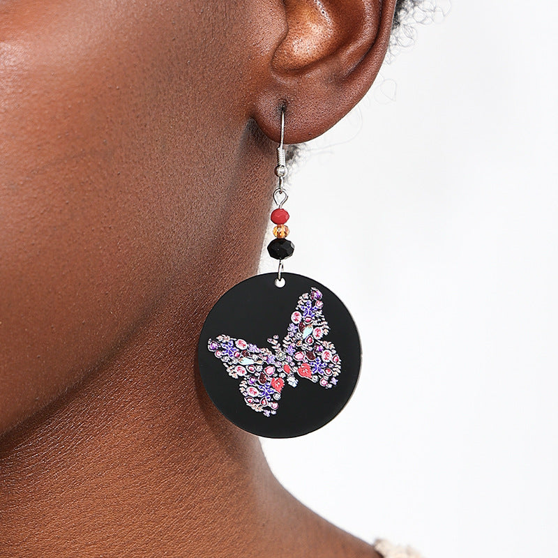 Stylish Ethnic-style Acrylic Teardrop Earrings For Women