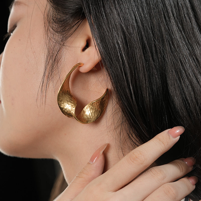 European And American Geometric Irregular Exaggerated Earrings