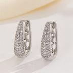 Micro Inlaid Zircon Ear Buckle U-shaped Ear Clip