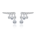 Exquisite Swaying Row Of Diamonds And Small Diamond Earrings For Women