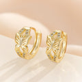 Fashionable And Minimalist Zircon Hollow Butterfly Ear Buckle