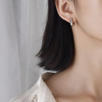 Stainless Steel Plain Geometric Earrings