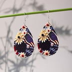 Stylish Ethnic-style Acrylic Teardrop Earrings For Women