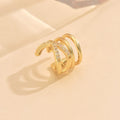 Butterfly Tassel Zircon Ear Bone Clip For Non-pierced Ears