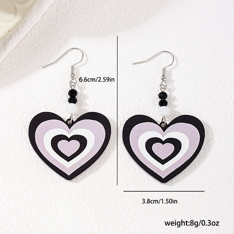 Stylish Ethnic-style Acrylic Teardrop Earrings For Women