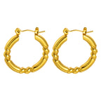 Titanium Steel Hydraulic Earrings That Wont Fade
