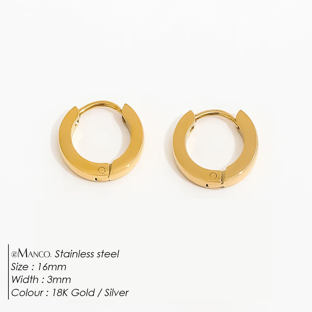 European And American Instagram-style Minimalist Delicate And Chic Earrings