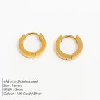 European And American Instagram-style Minimalist Delicate And Chic Earrings
