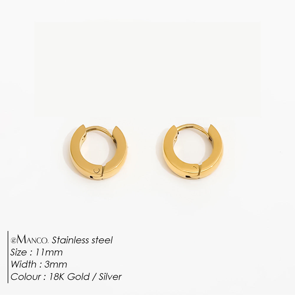 European And American Instagram-style Minimalist Delicate And Chic Earrings